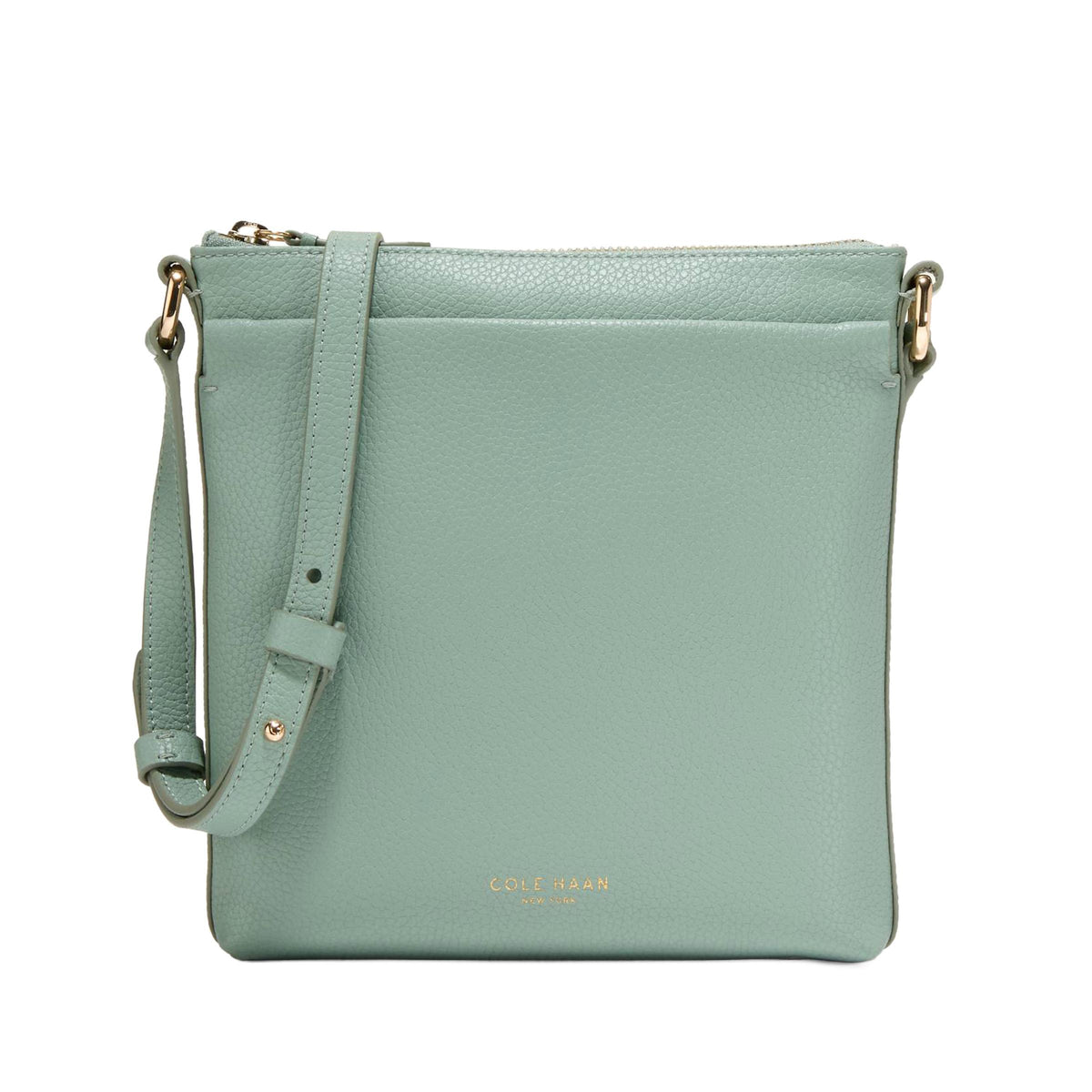 Cole Haan Emily Leather Crossbody - Lily Pad