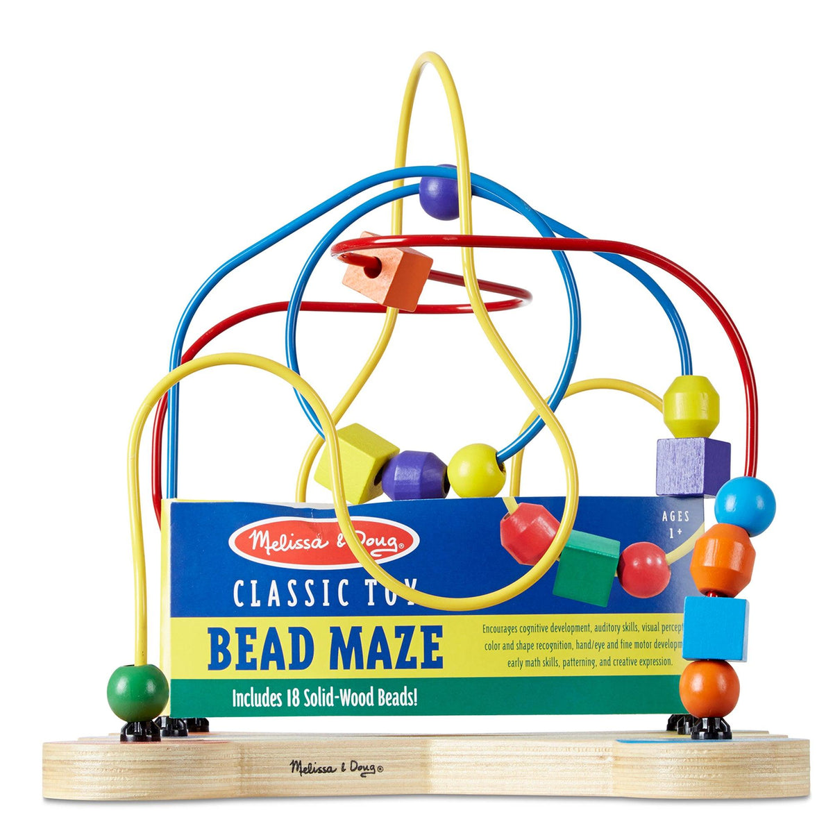 Melissa & Doug Classic Toy Bead Maze Ages 1+ Years