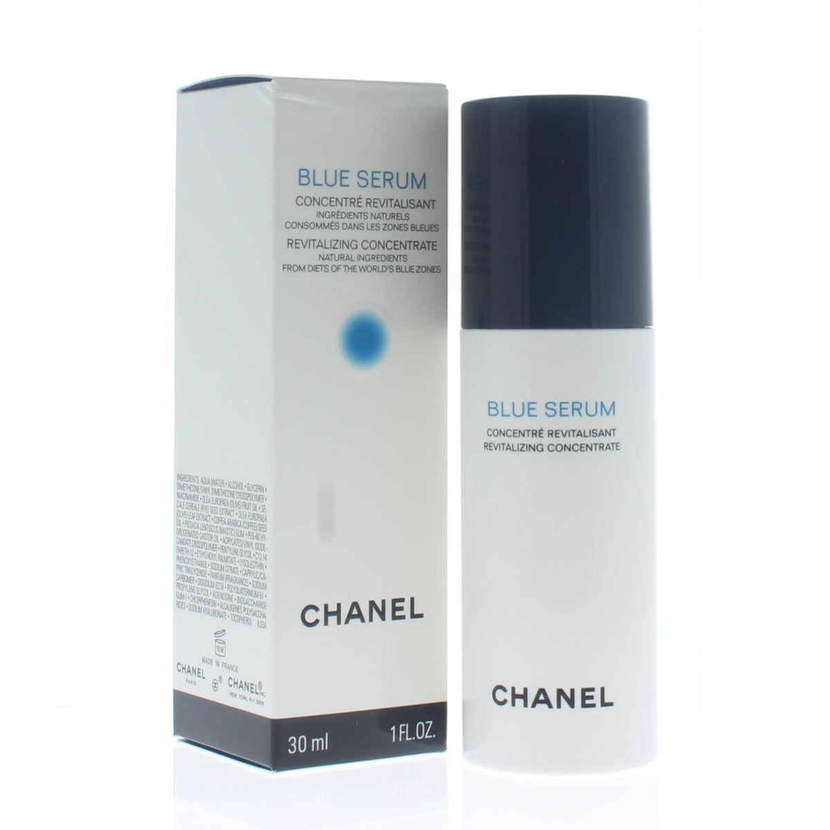 Chanel Blue Serum Revitalizing Concentrate Size 1oz