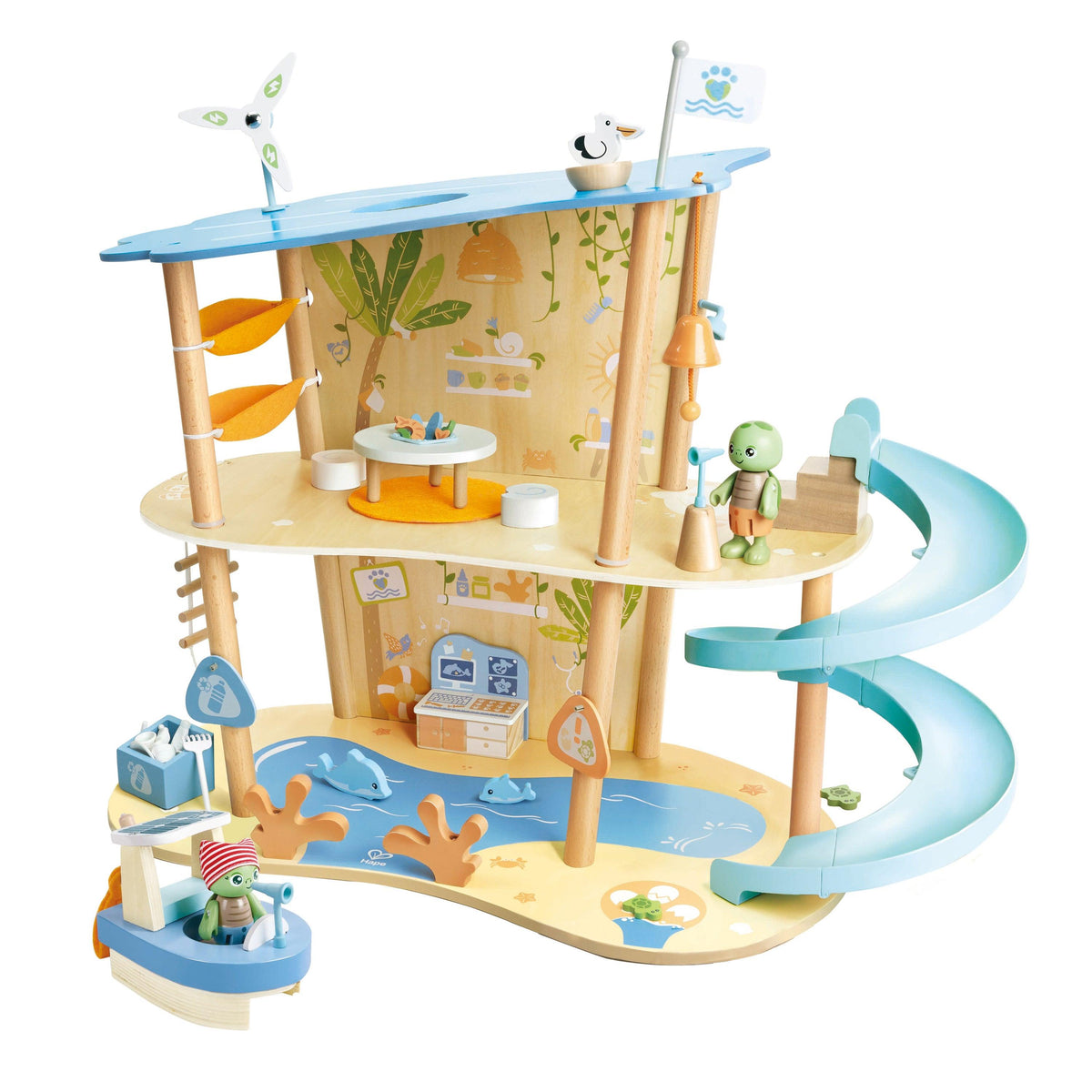 Hape Green Planet Explorers Ocean Rescue Playset Ages 3+ Years