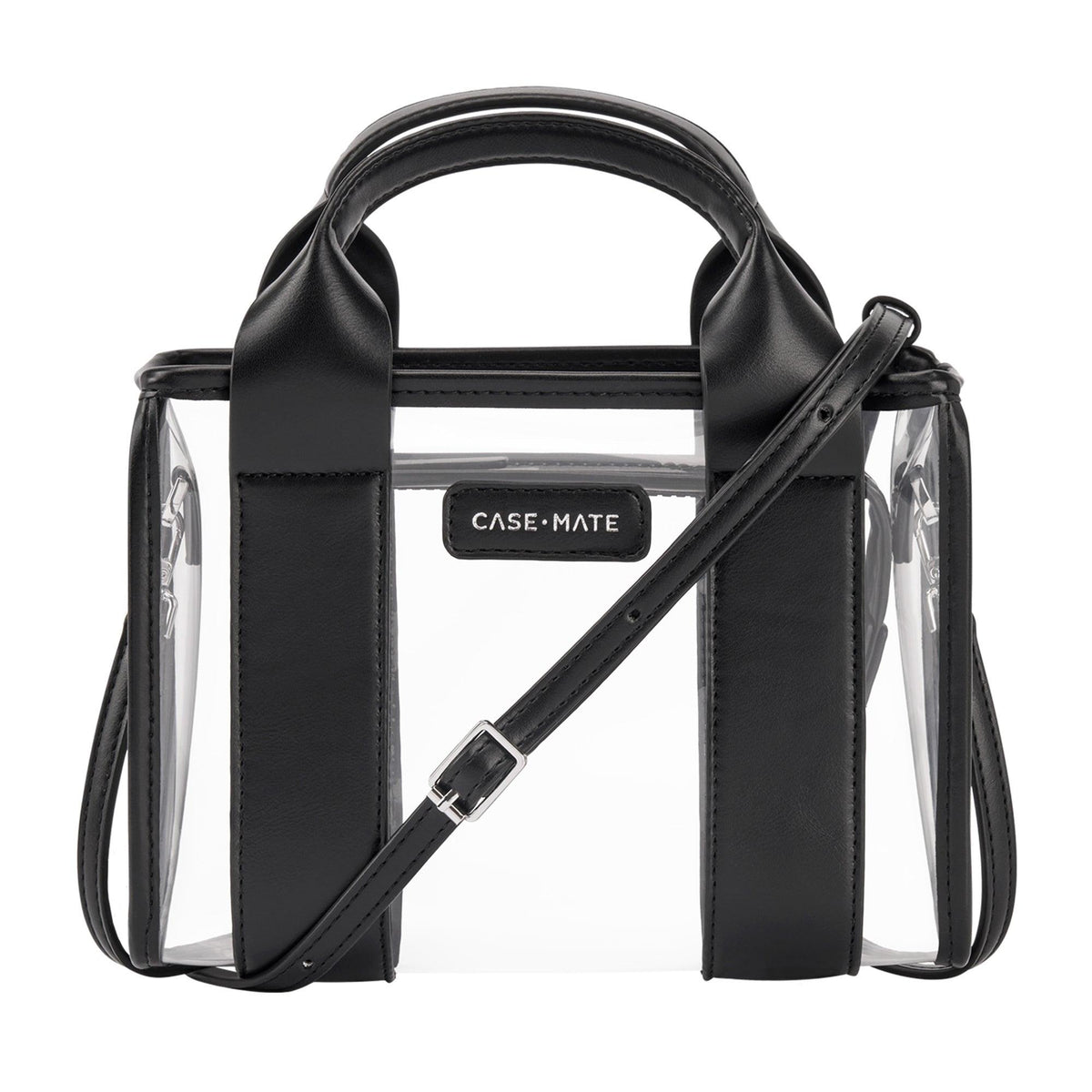 Case-Mate Jelly Stadium Micro Tote w/ Strap Black/Clear