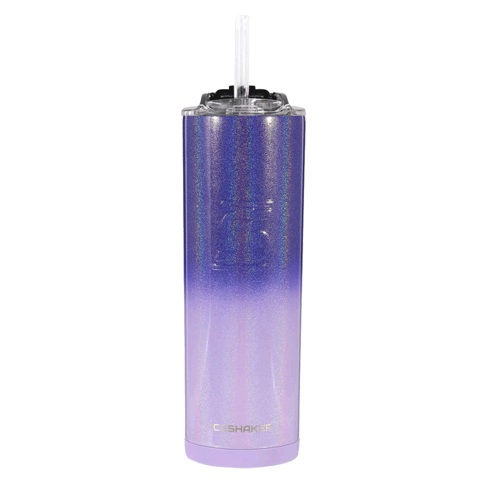 IceShaker 20oz Insulated Stainless Steel Skinny - Tumbler w/Straw & Lid