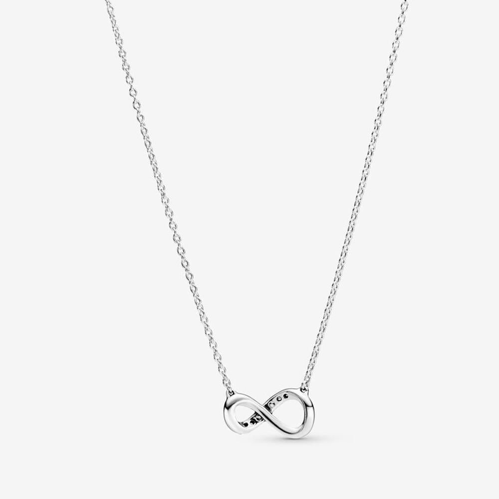 Pandora Sparkling Infinity Collier Necklace Size 19.7"