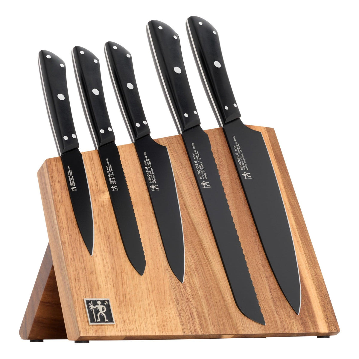 Henckels Noir 6pc Magnetic Easel Knife Set