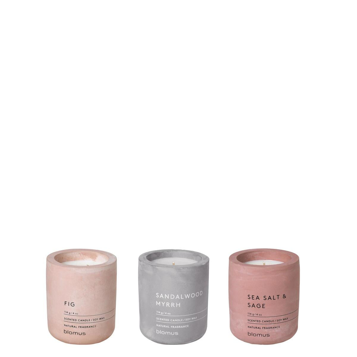 Blomus FRAGRA- Small Candle Set - Earth