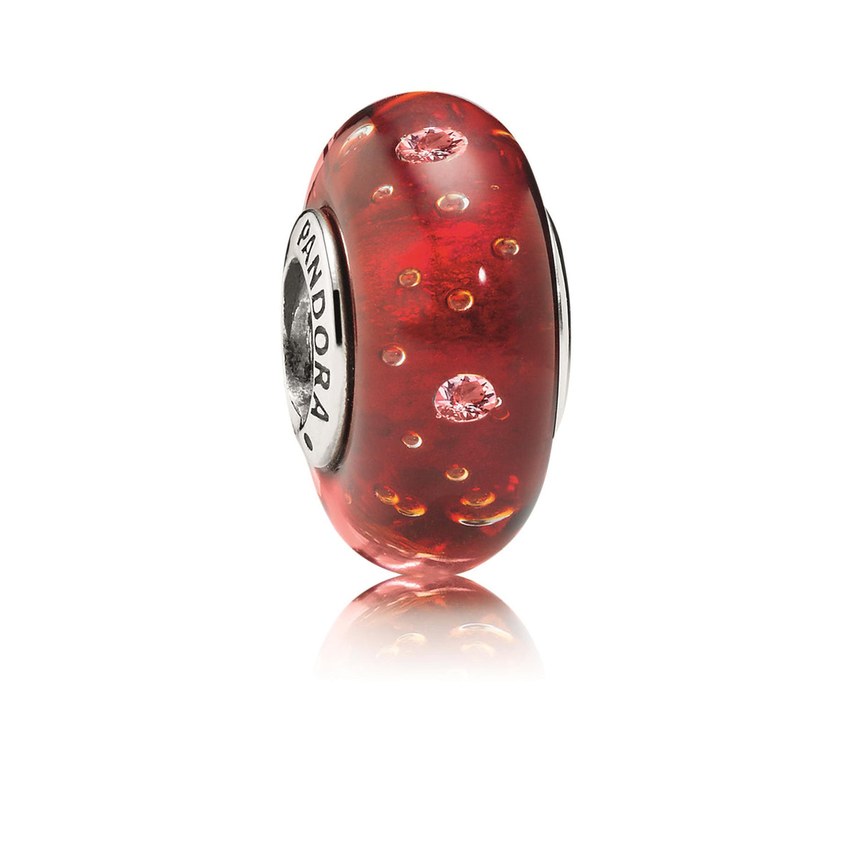 Pandora Red Effervescence Charm