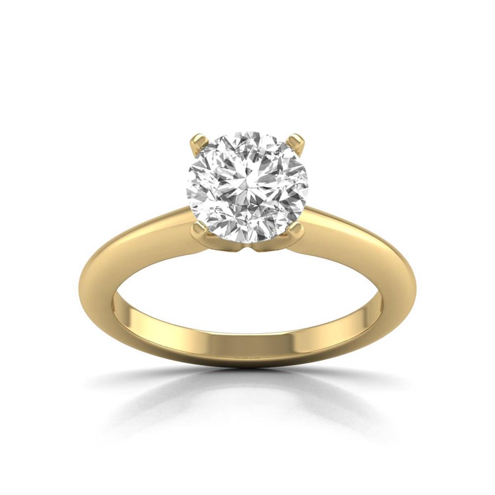 Prestige Boutique Diamonds 3 CT Round Lab Diamond Solitaire Ring Size 4.5