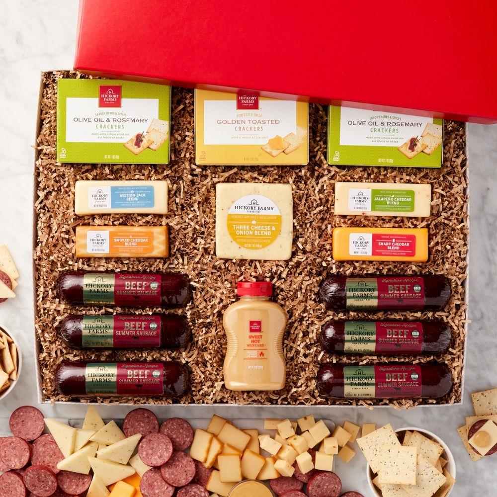 Hickory Farms All-Time Favorites Gift Box Size 15 Pieces