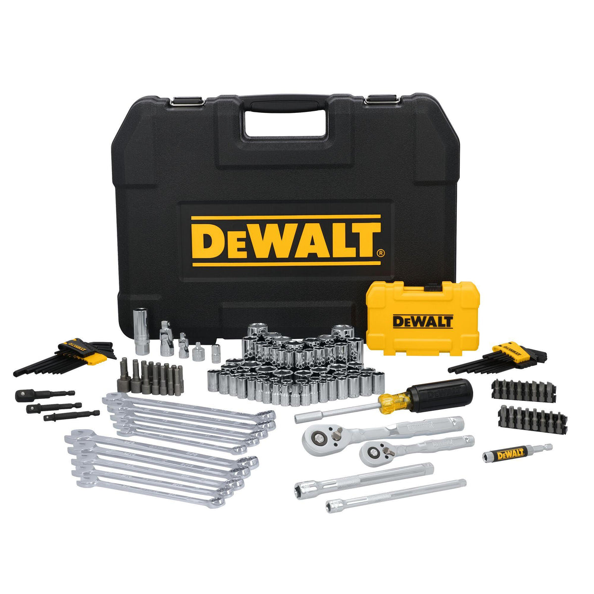 DeWalt 142pc 1/4" & 3/8" Drive Mechanics Tool Set