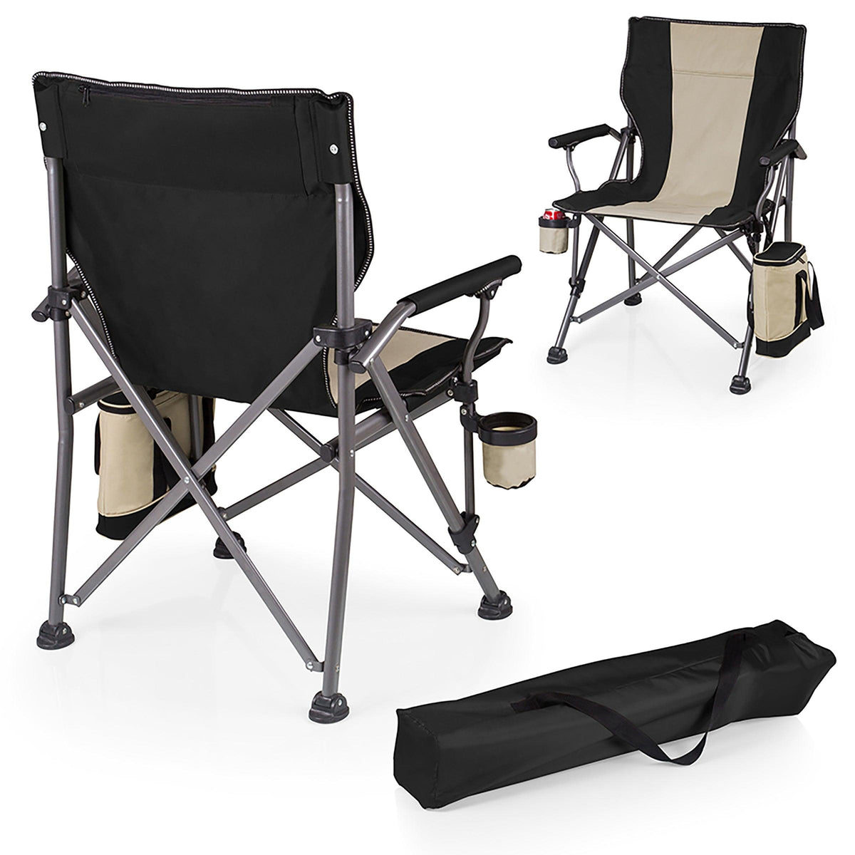 Oniva Outlander Folding Camp Chair w/ Cooler Black
