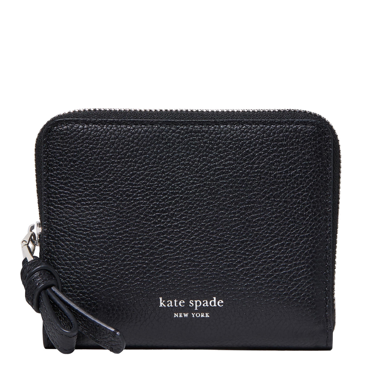 kate spade new york Loop Small Zip Around Wallet - Black