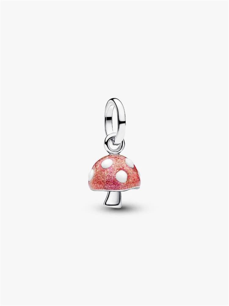 Pandora Glow-in-the-Dark Mushroom Dangle Charm