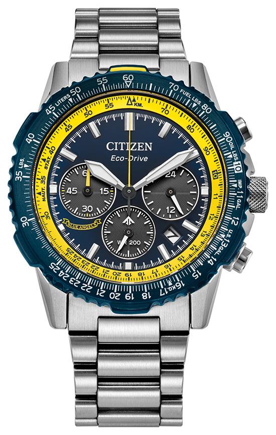 Citizen Watch Men's Promaster Navihawk Stainless Steel Bracelet watch, Blue dial