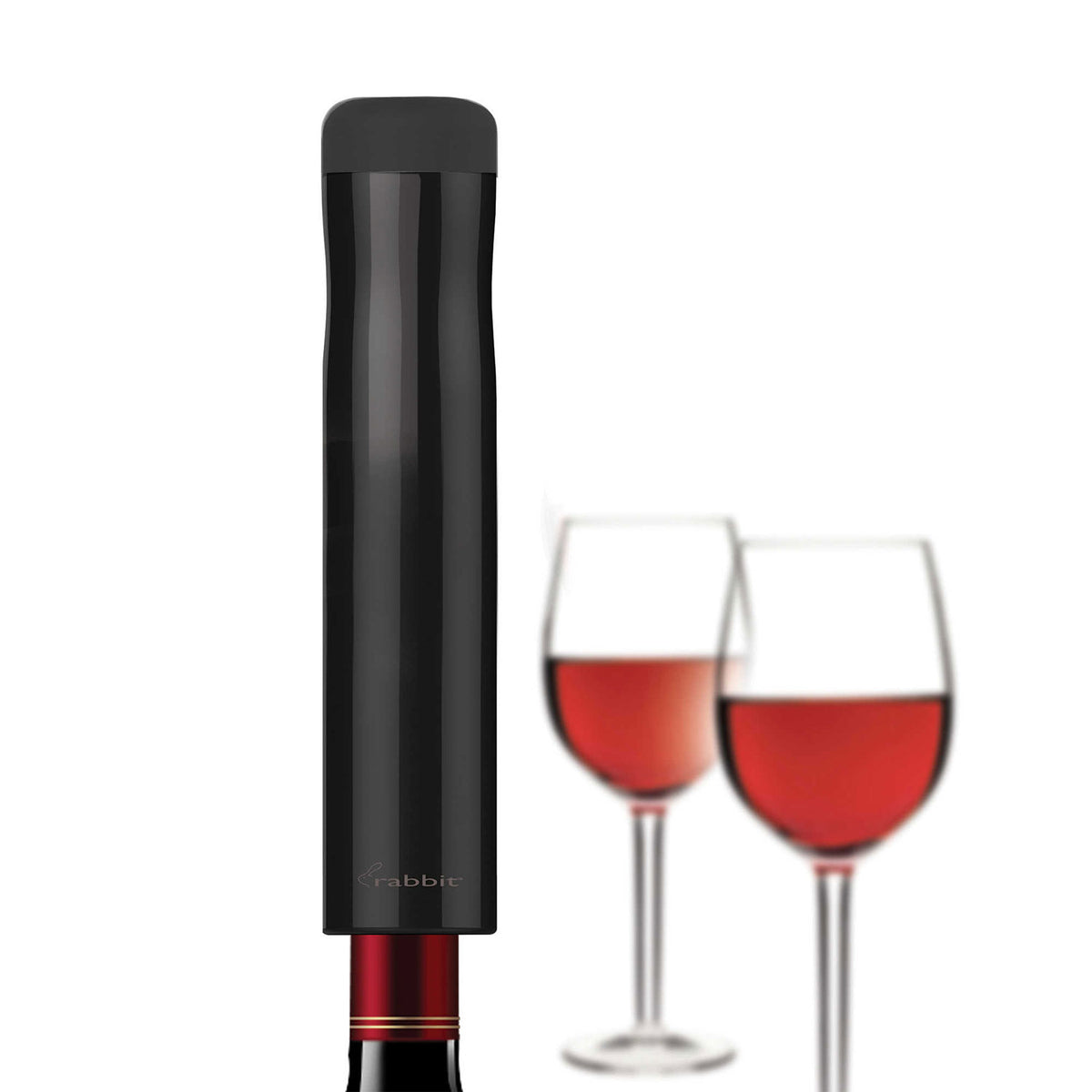 Rabbit Automatic Electric Corkscrew - Shiny Black