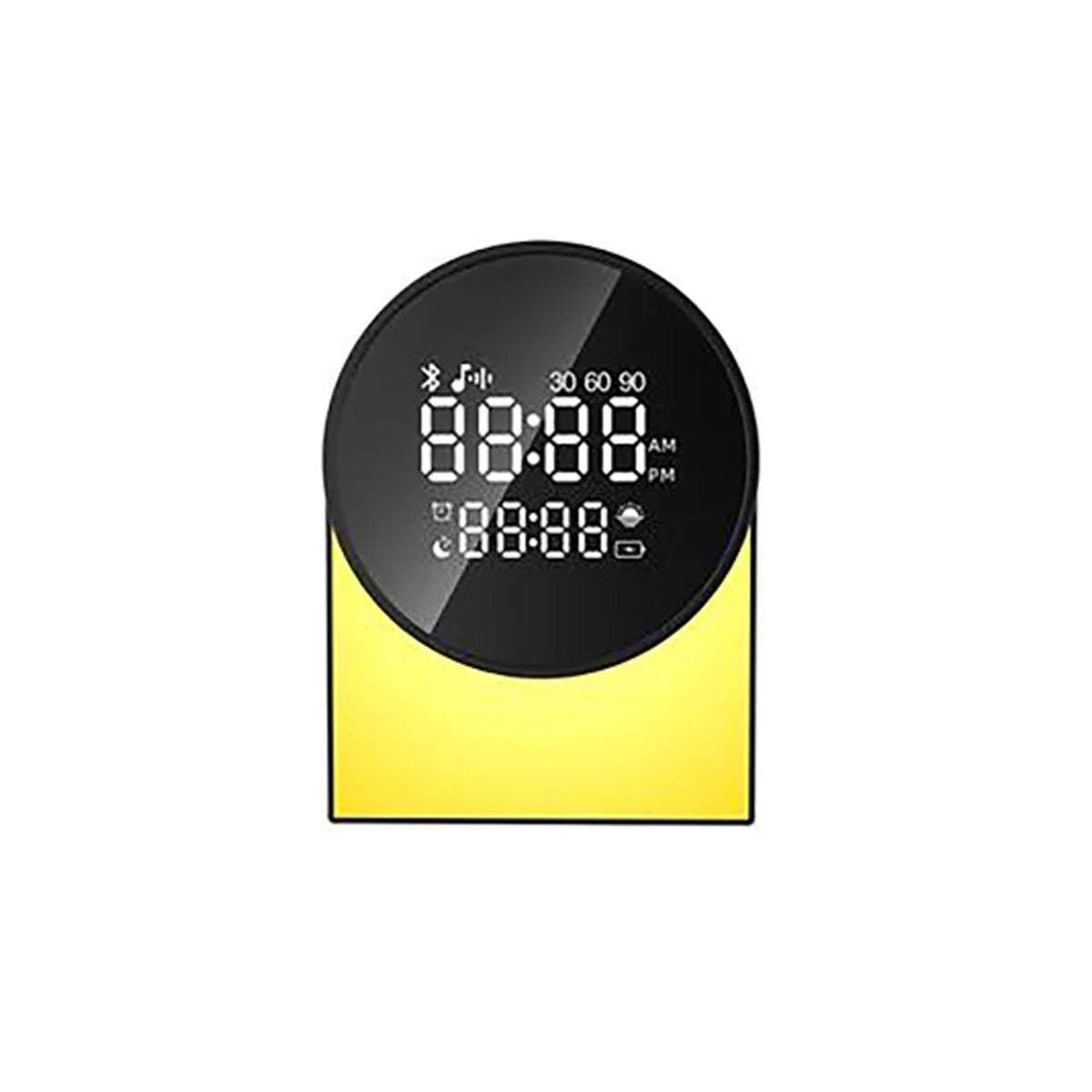 Computer Incentives Rechargeable Digital FM Radio Alarm Clock w/ Bluetooth Speaker, LED NightLight & Sound Machine
