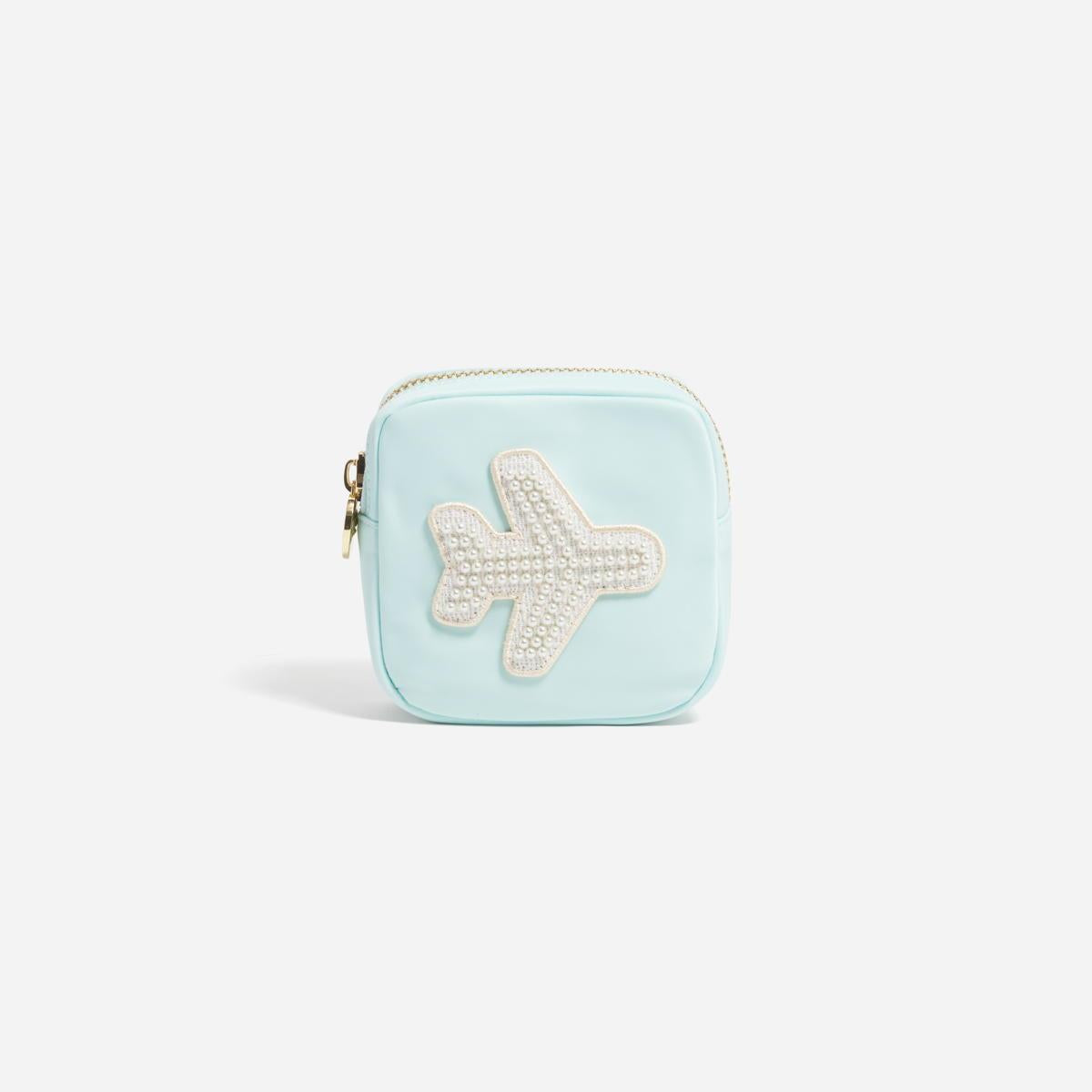 Stoney Clover Lane Airplane Mini Pouch