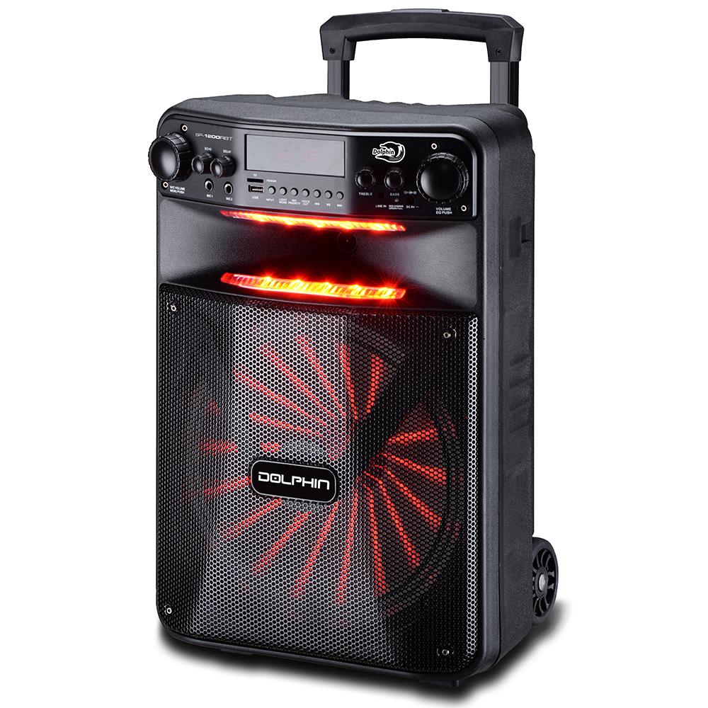 Dolphin Rechargeable Party Speaker w/App Size 12"