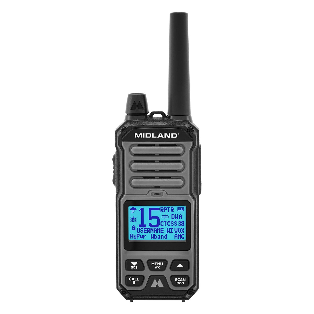 Midland GXT67 Pro GMRS 5-Watt Two-Way Radio