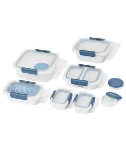 OXO Good Grips Prep & Go Leakproof Containers - 20-Piece Set - Ocean Blue