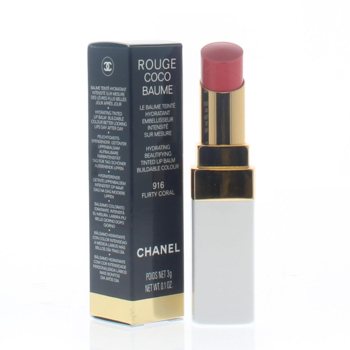 Chanel Rouge Coco Baume Tinted Lip Balm Size 0.1oz