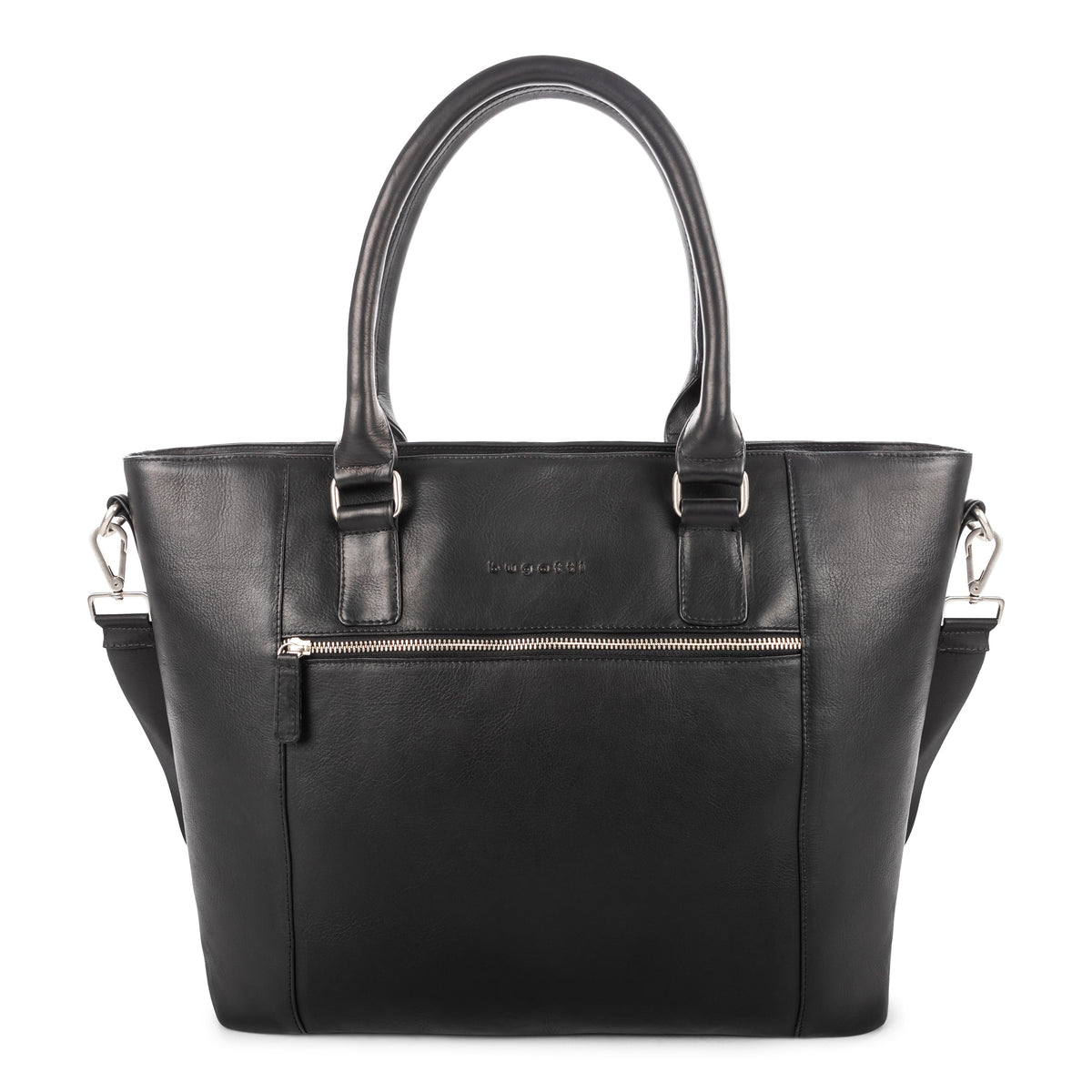 Bugatti Colombian Leather Ladies Business Tote-Black