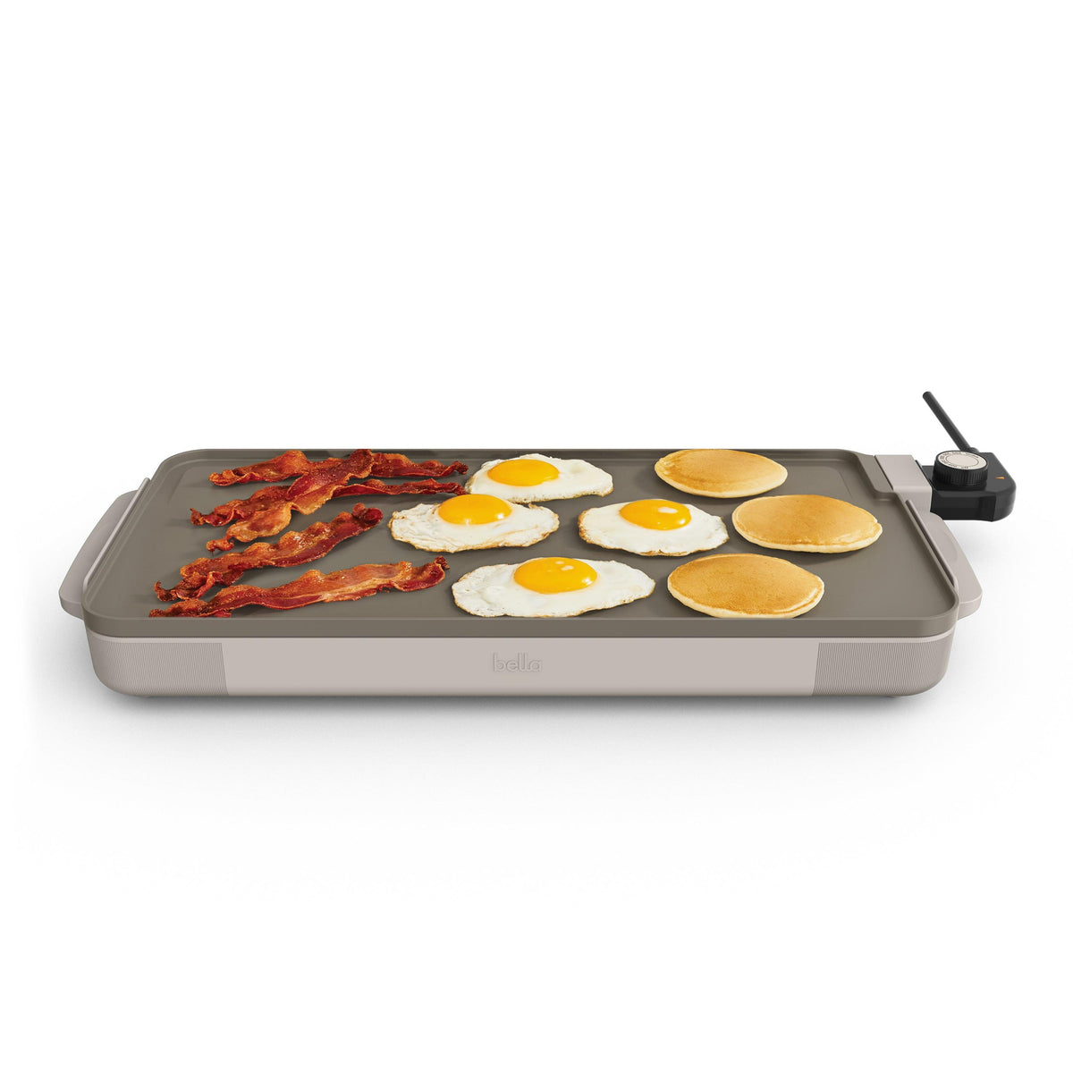 Bella 10" x 20" Ceramic Electric Griddle Oatmilk