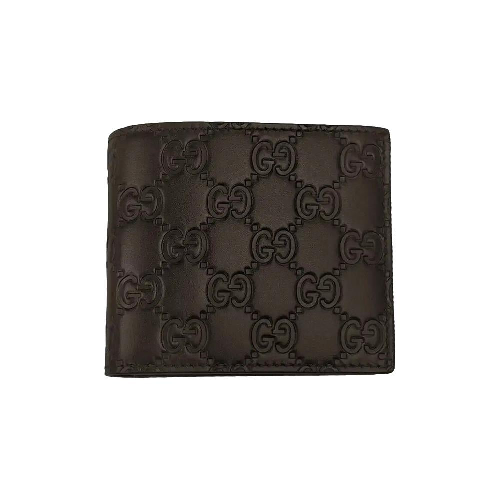 Gucci Men's Signature GG Leather Bifold Wallet