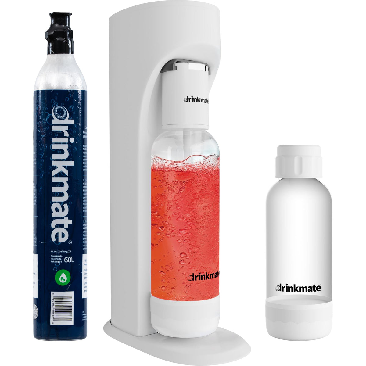 Drinkmate OmniFizz Kit with CO2 cylinder Royal Red