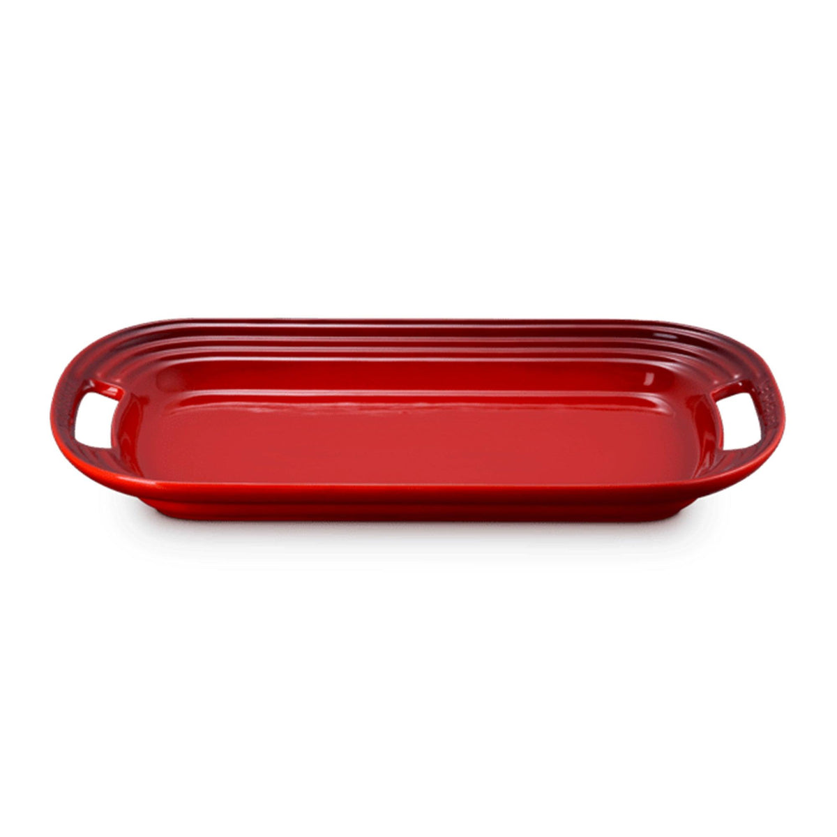 Le Creuset 14" Stoneware Serving Platter Cerise