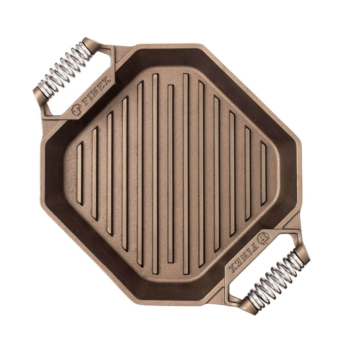 Lodge FINEX - 12-Inch Cast Iron Grill Pan