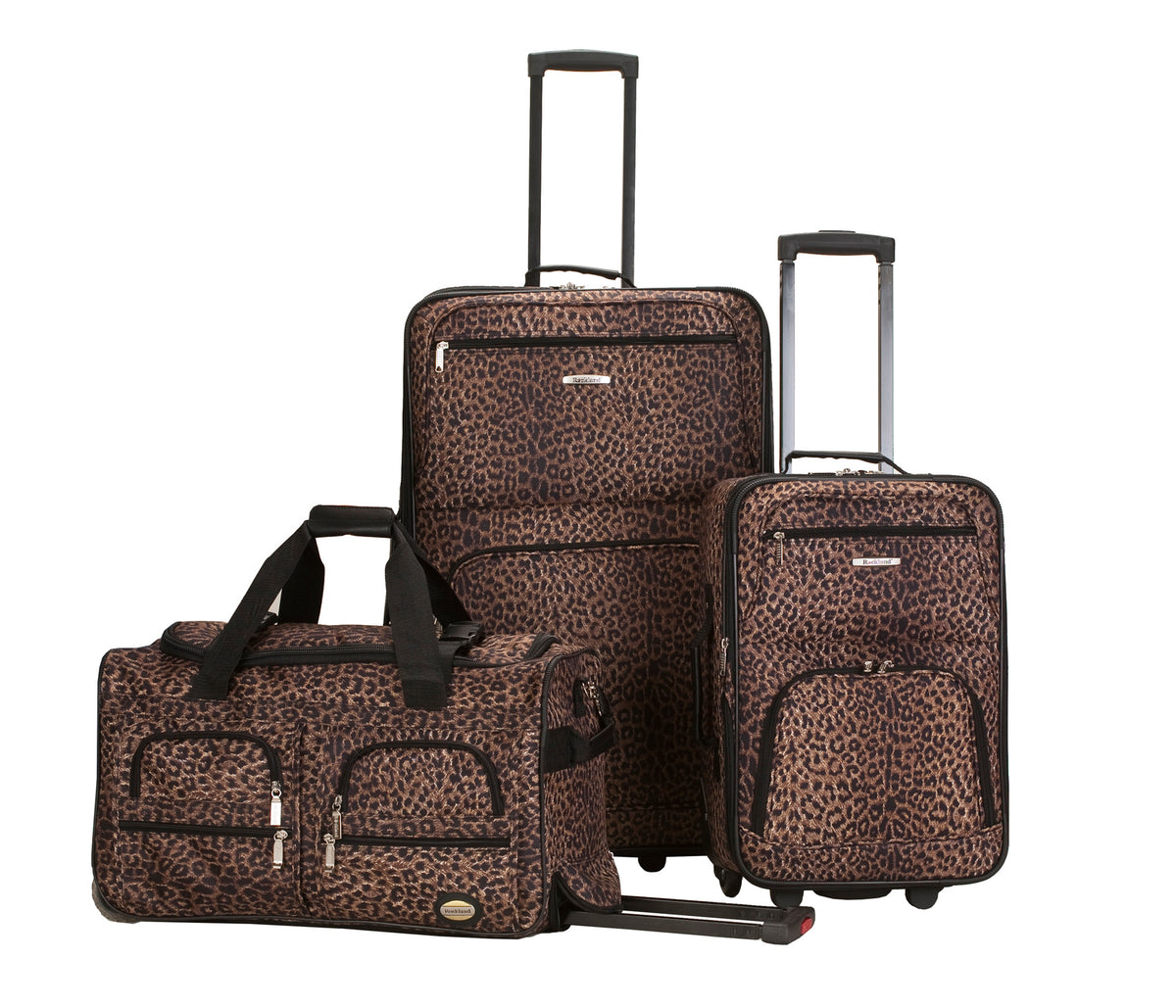 Rockland Luggage Journey II 3 Pc. Set - Leopard