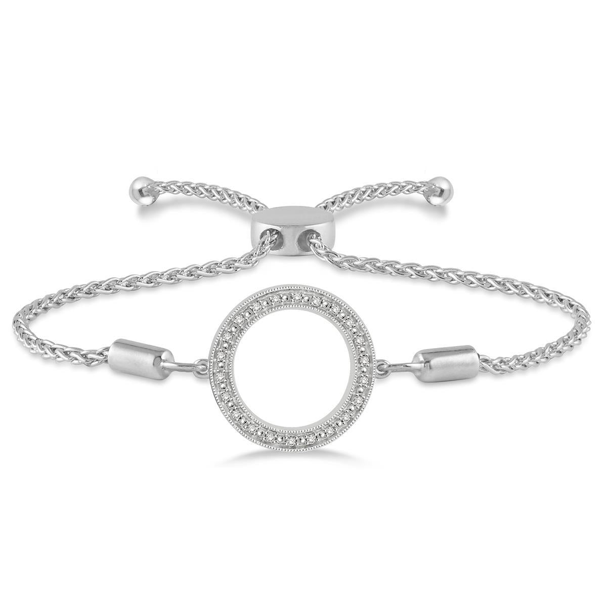 Jilco Circle of Life Diamond Bolo Bracelet