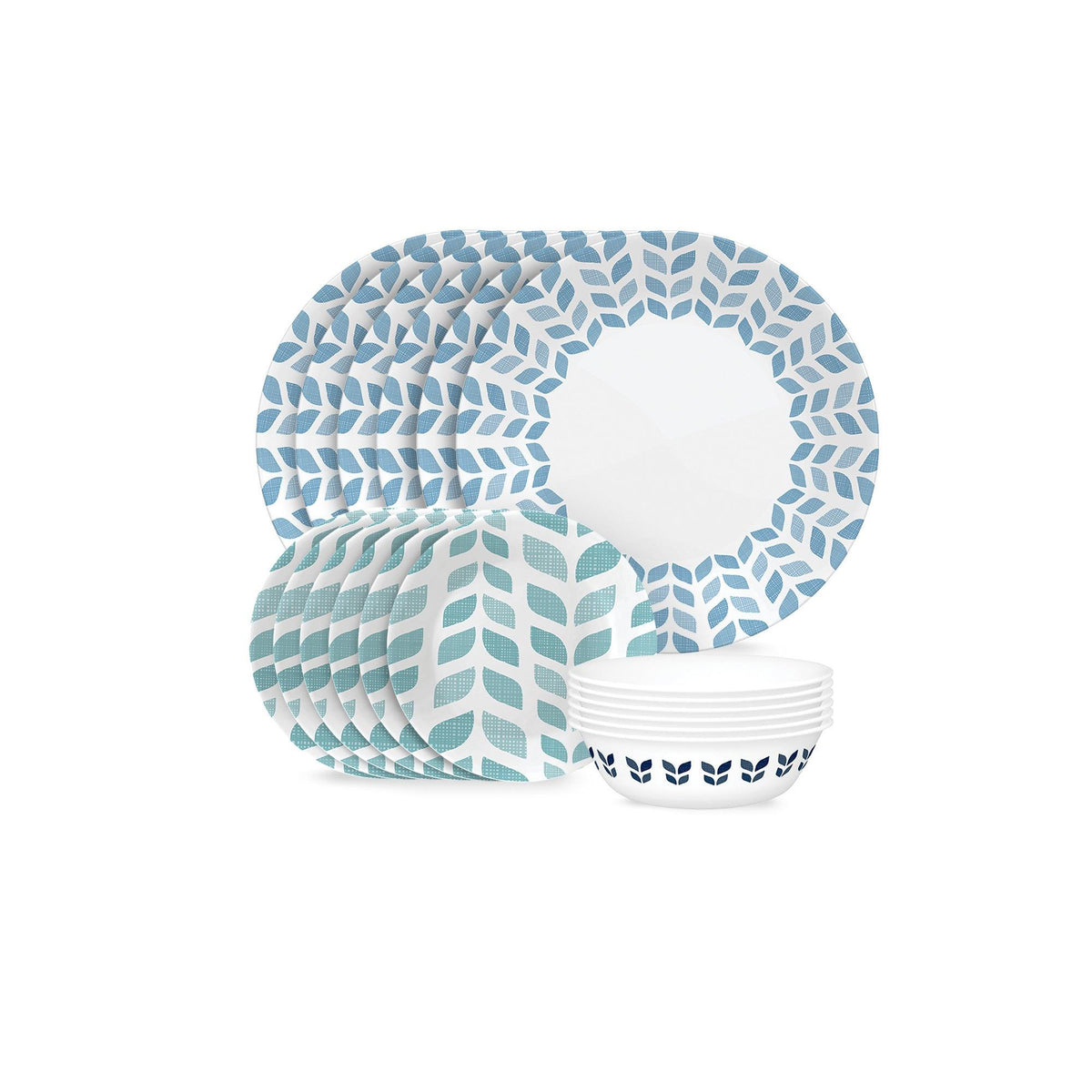 Corelle 18pc Global Collection Northern Pines Dinnerware Set