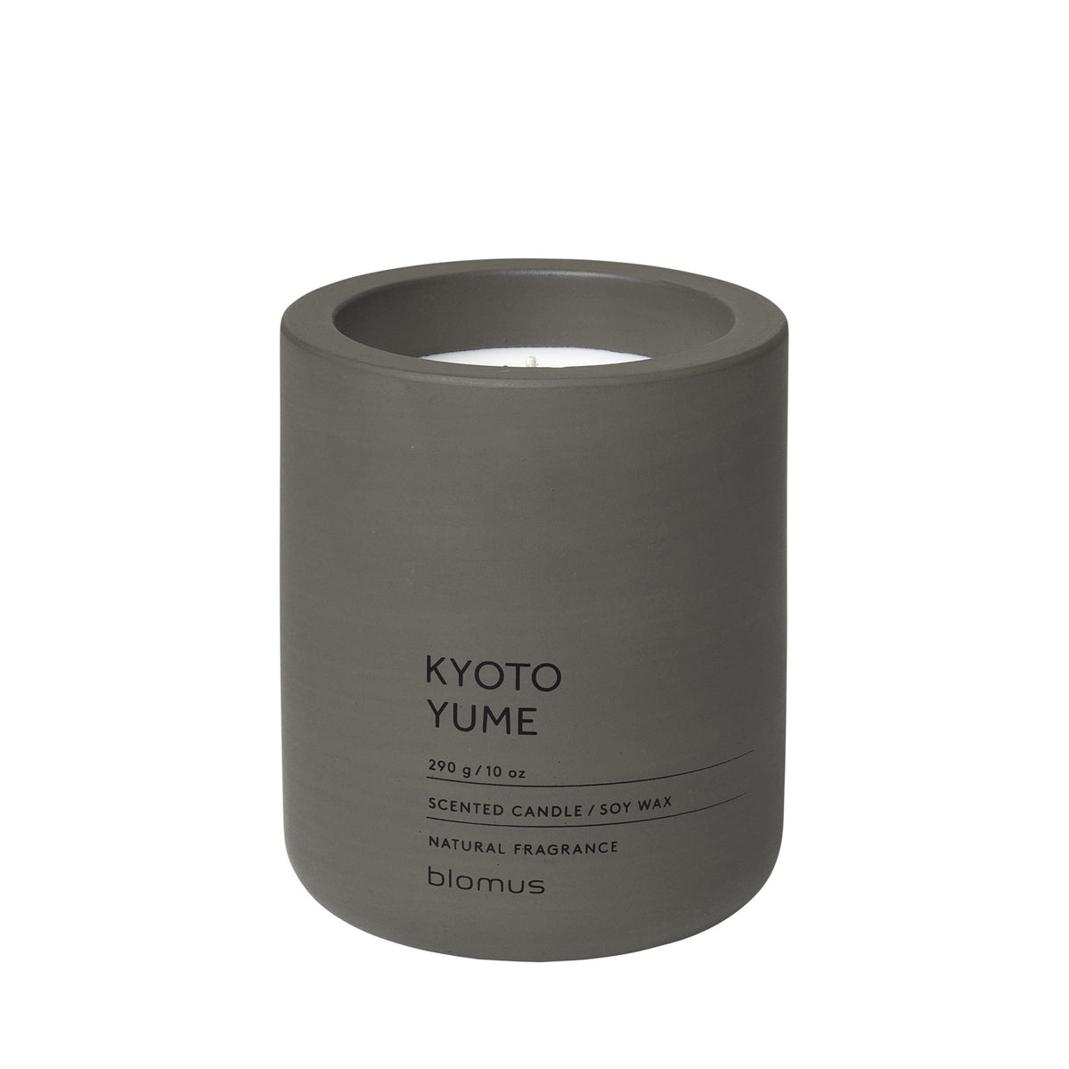 Blomus FRAGRA - Large Candle in Concrete Container - Kyoto Yume