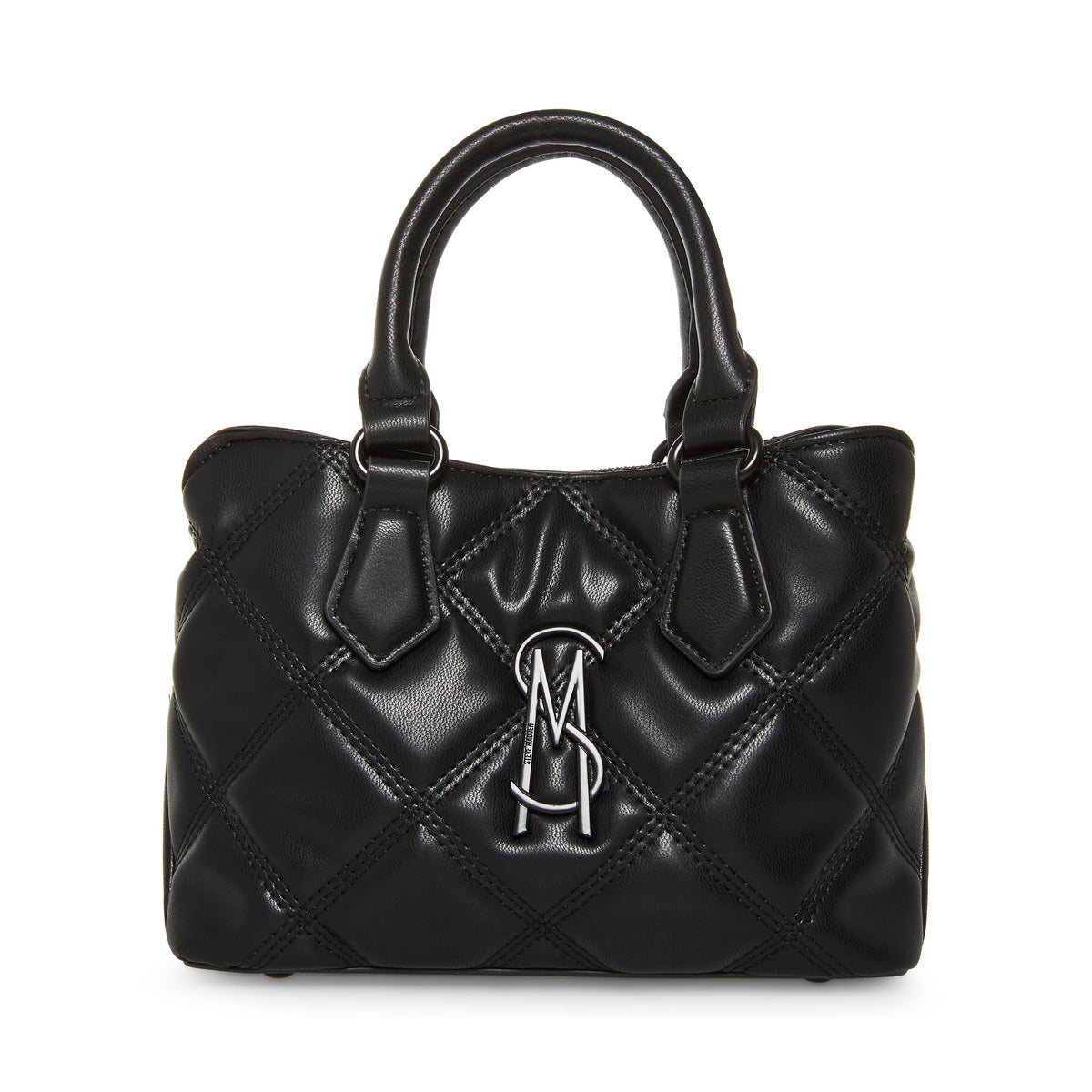 Steve Madden BMICKEY Quilted Small Satchel - Black
