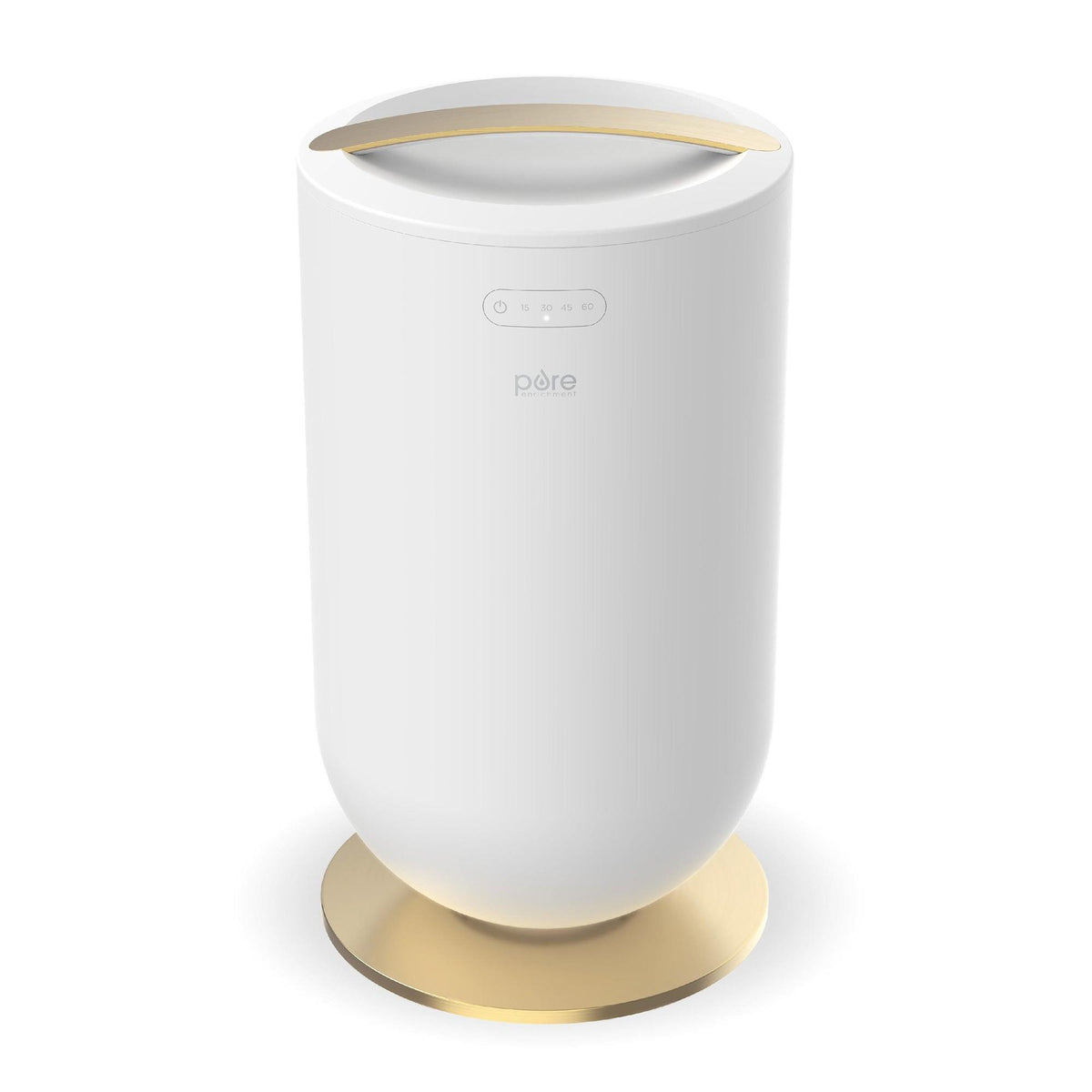 Pure Enrichment PureBliss Luxury Towel Warmer White/Brushed Gold