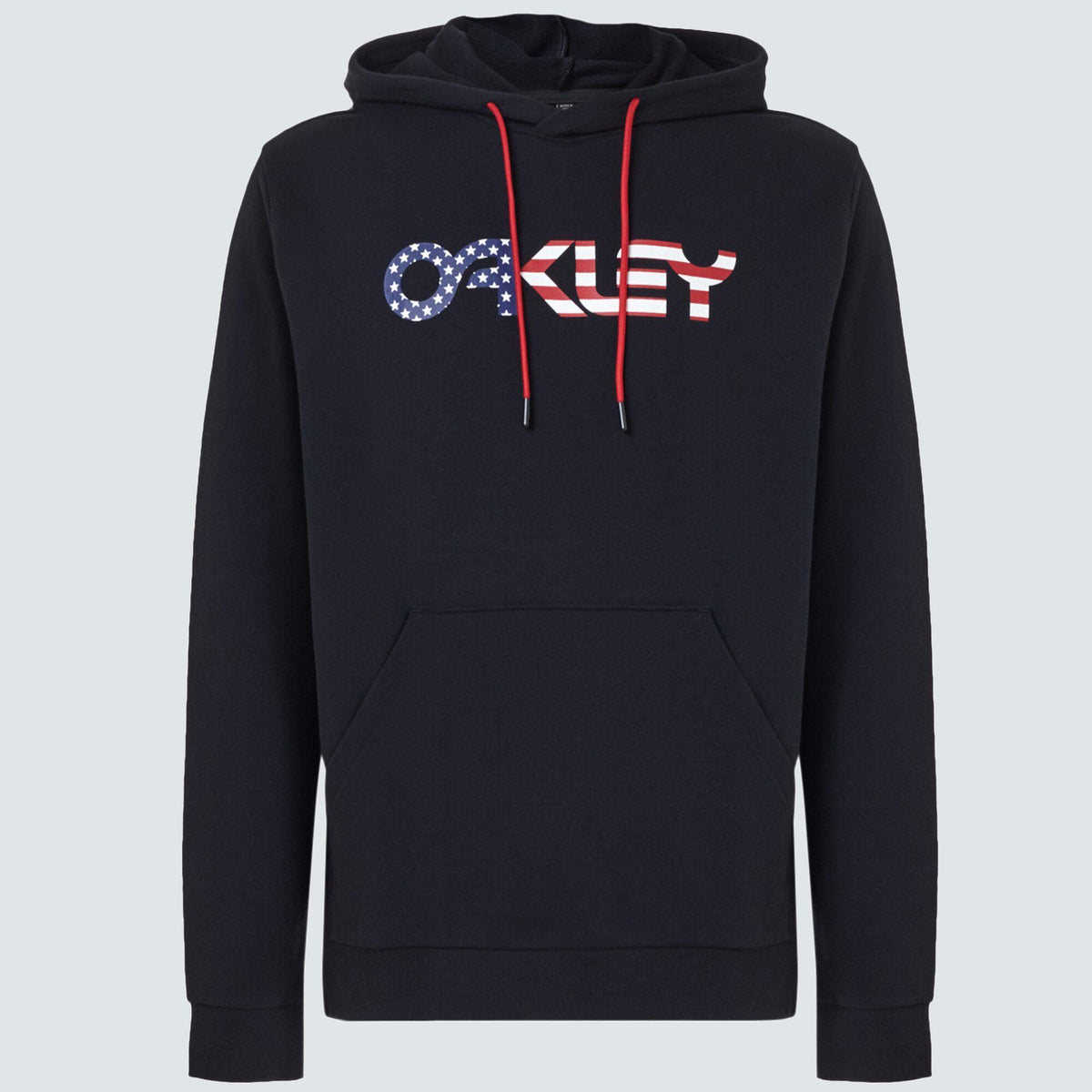 Oakley B1B PO Hoodie 2.0 - Black/American Flag - Medium