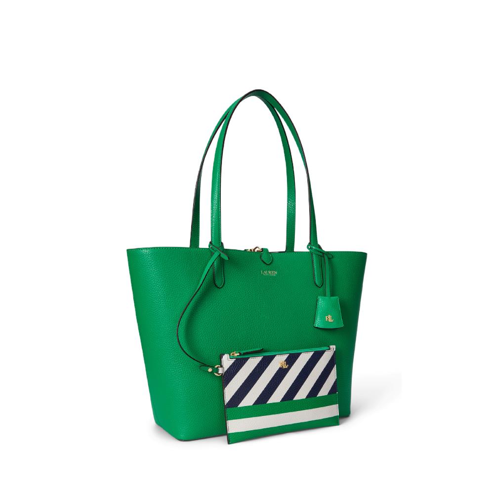 Ralph Lauren Faux-Leather Large Reversible Tote Bag