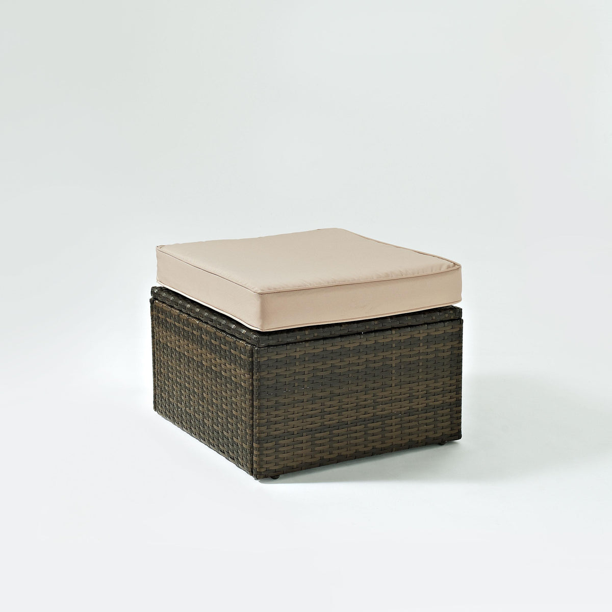 Crosley Outdoor Palm Harbor Wicker Outdoor Ottoman
