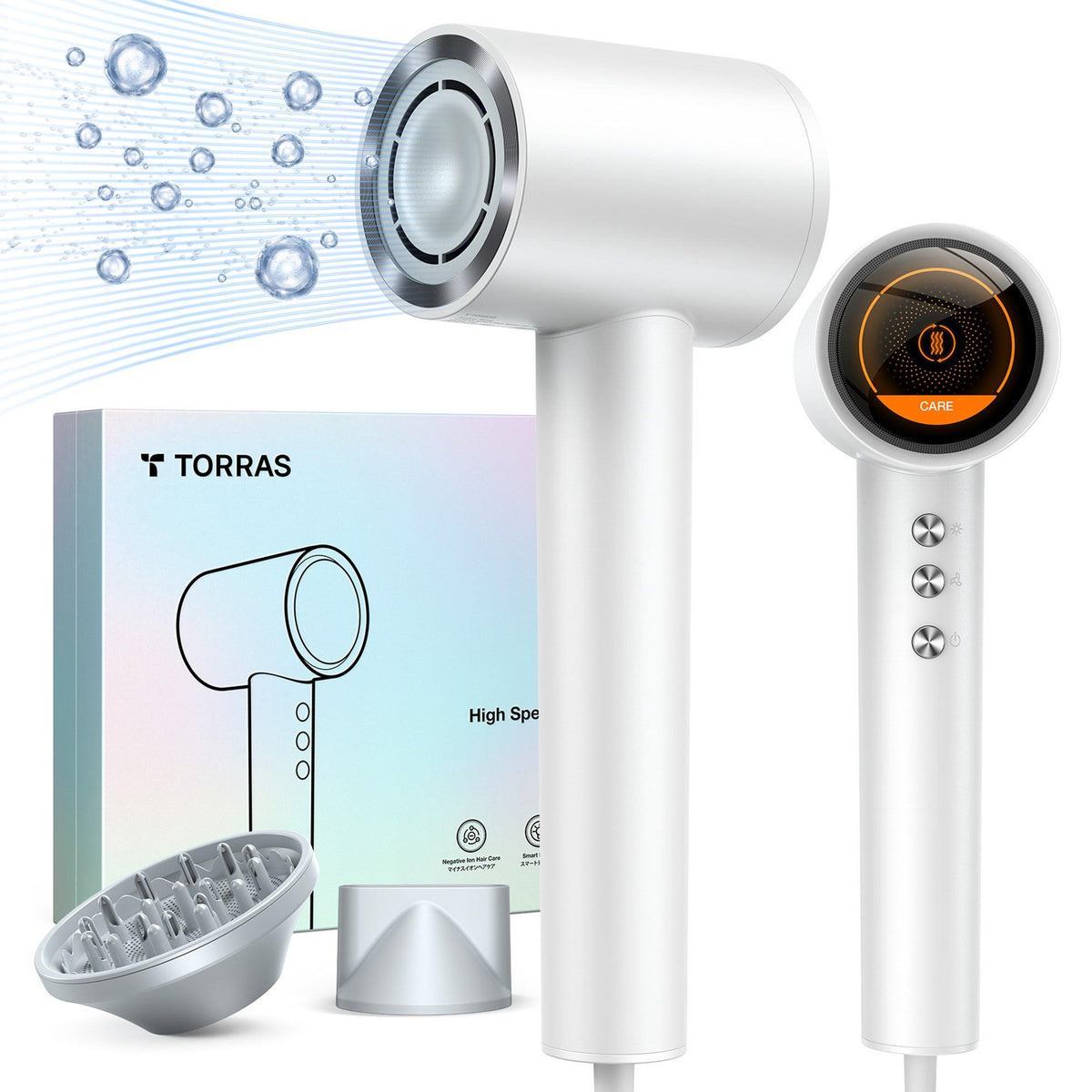 Torras Stream Hair Dryer White