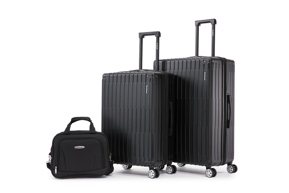 Rockland Luggage Costa Mesa 3 Pc. Luggage Set - Black