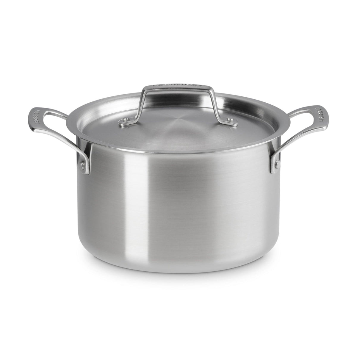 Le Creuset 4qt Essential Stainless Steel Deep Round Stockpot w/ Lid
