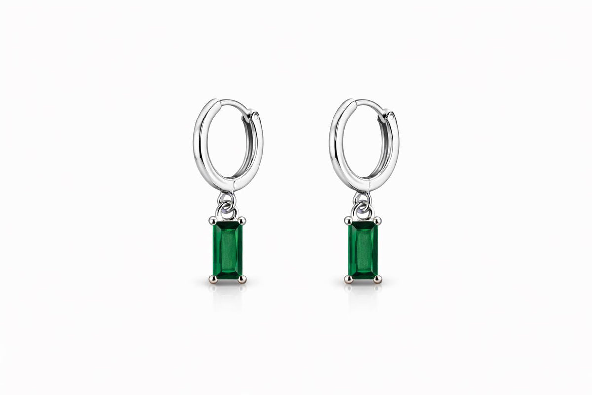 Completely Bella Emerald Drop Earrings