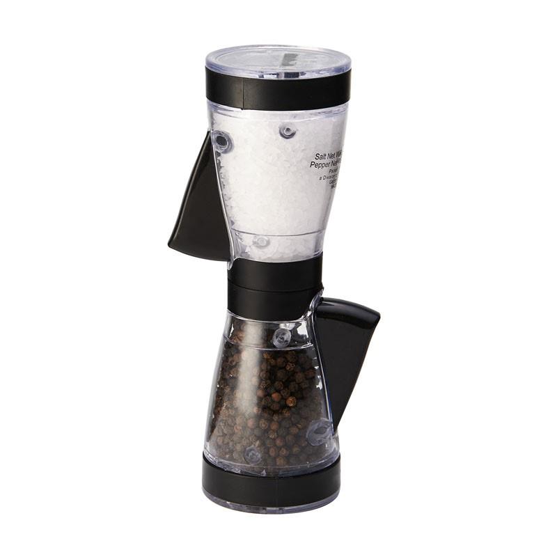 Kamenstein Dual Salt and Pepper Grinder - Black