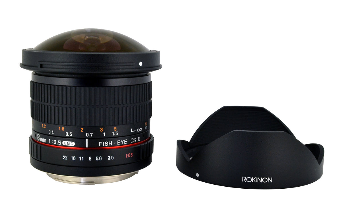 Rokinon 8mm F3.5 HD Fisheye Lens - for Fuji X