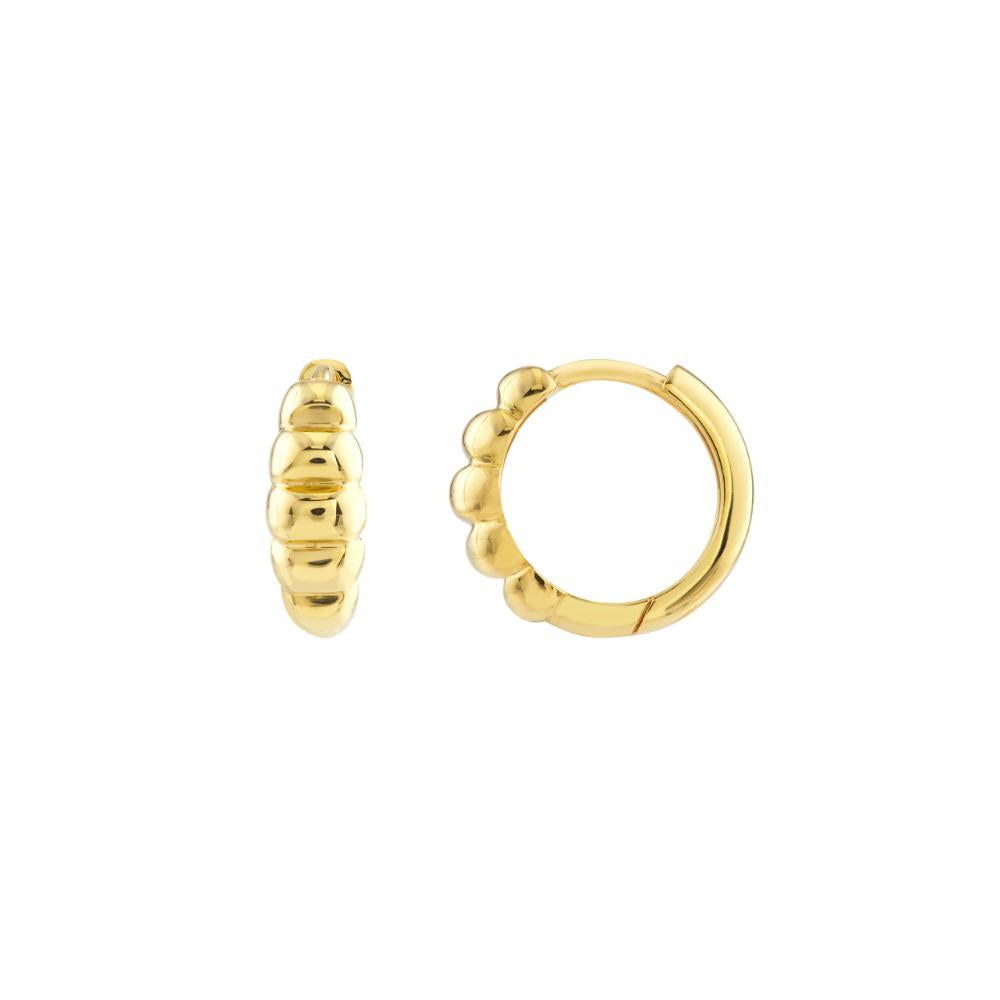 HAWLEY ST Puffy Polished Hoops