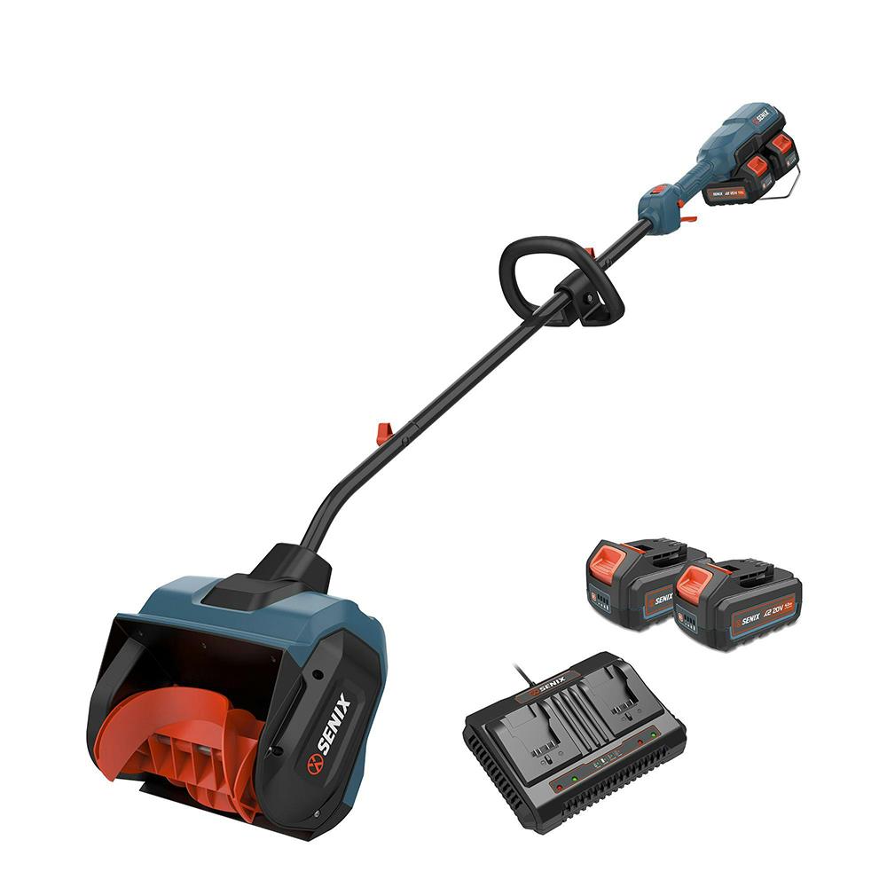 Senix Tools Snow Shovel Batteries & Dual Port Charger Size 13"