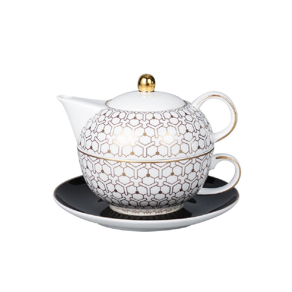 W Unlimited Jiallo - The Whispers of Elegance Tea Service Collection - Tea for 1 Tea Set