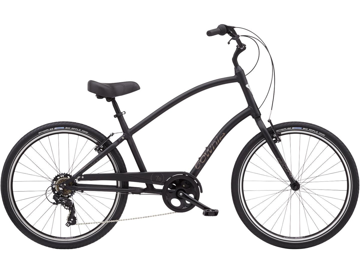 Electra Townie 7D Step-Over Recreation Bike in Matte Black