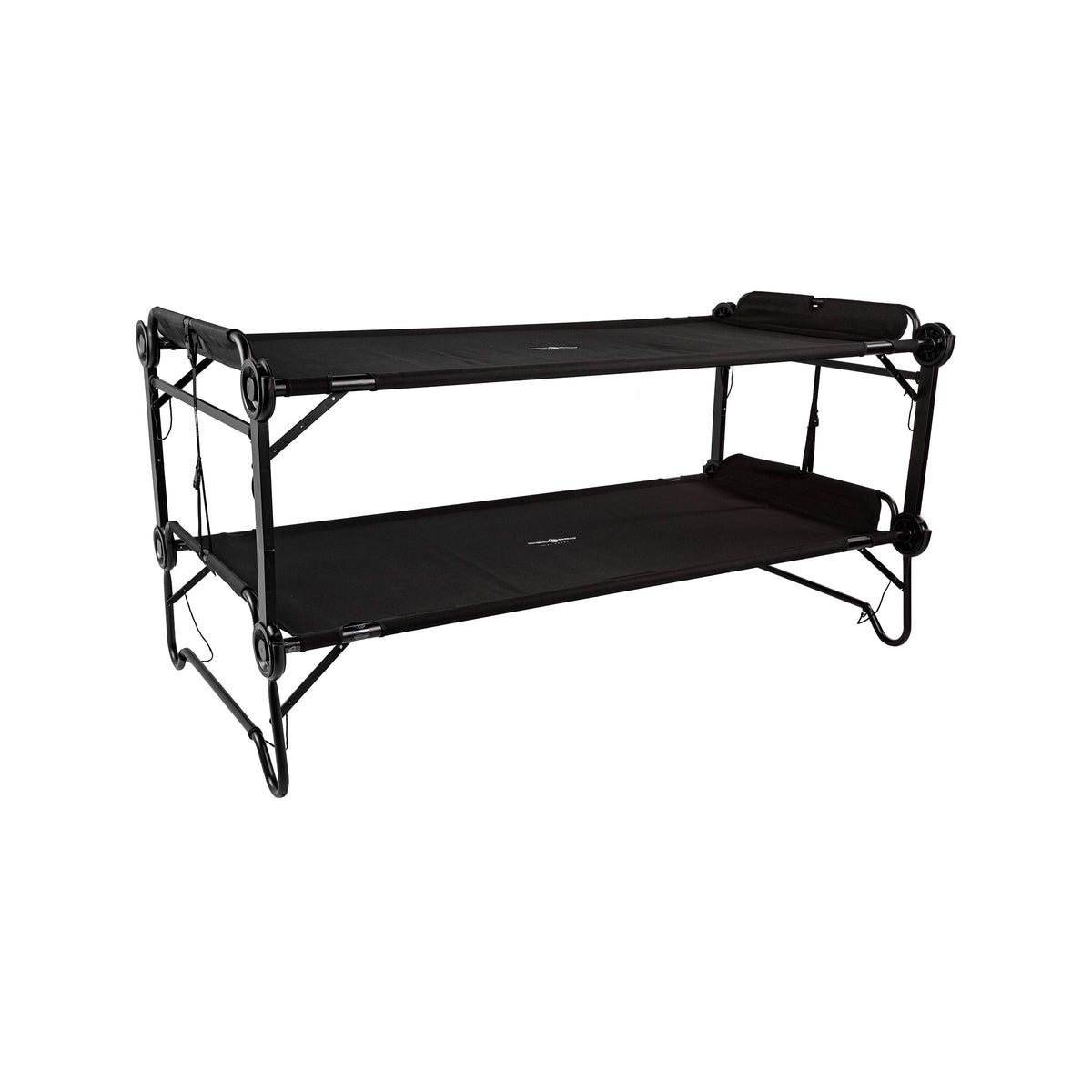 Disc-O-Bed 2XL Portable, Bunkable Cot System - Black